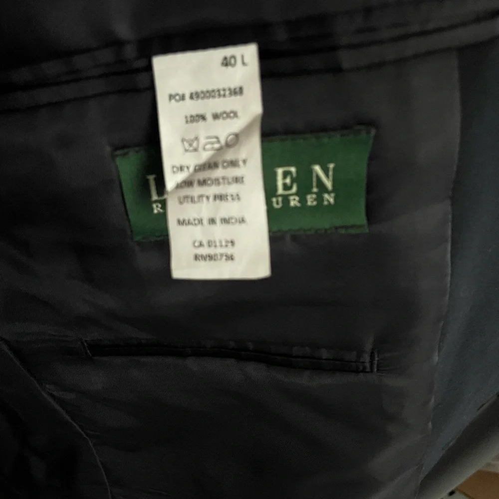 Ralph Lauren Navy Classic Sport Coat - Picture 5 of 10